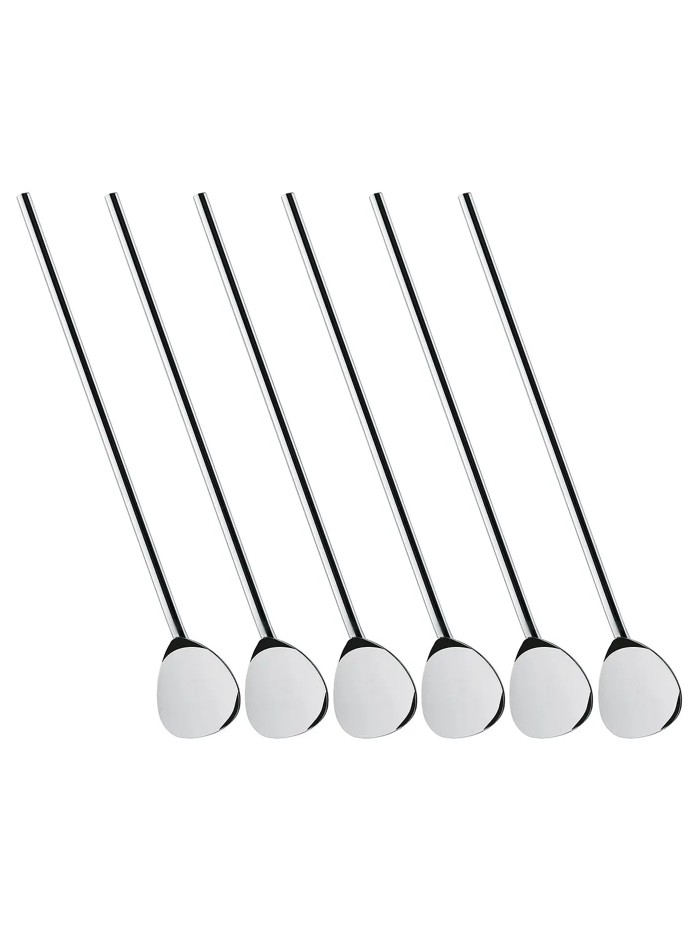CILIO | Cocktaillöffel mit Trinkhalm 6er Set | 